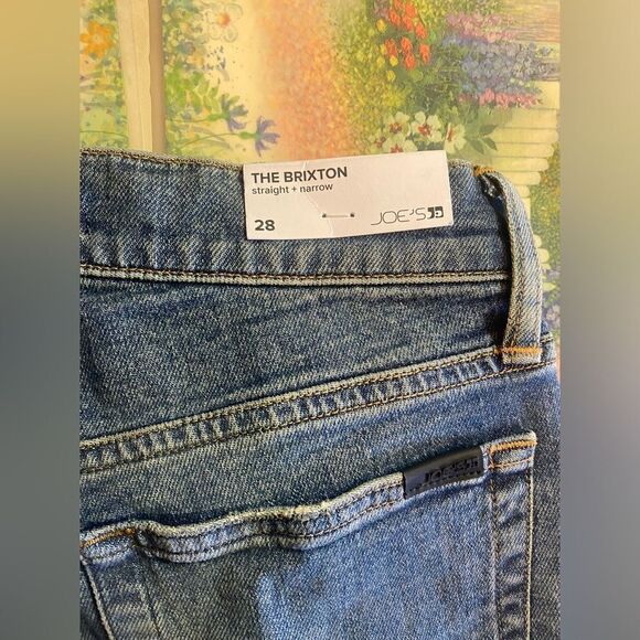 Joe’s The Brixton Straight + Narrow Blue Jeans Size 28 NWT - Picture 10 of 15